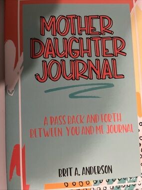 Mother-Daughter Journal - Teal & Mustard Cover